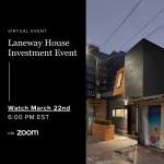 Laneway House Investment Event - March 22nd